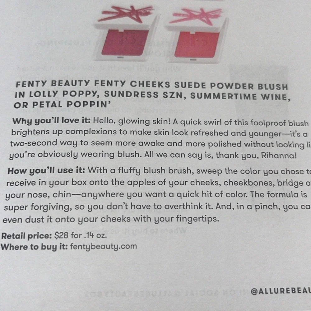 Fenty Beauty add pop